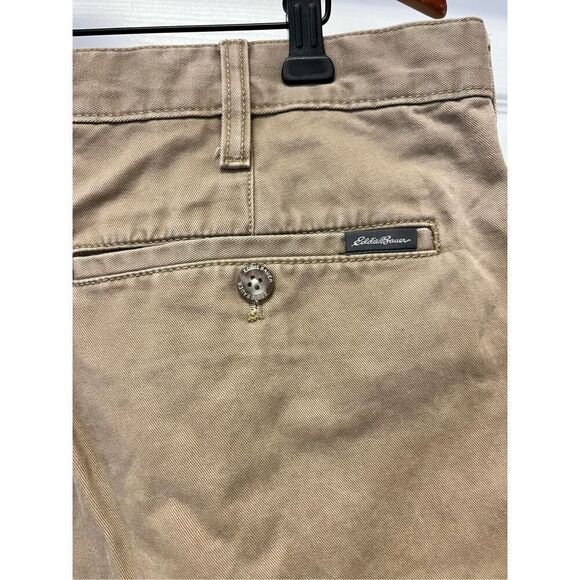 Eddie Bauer Tan Classic Fit Khaki Pants sz 38X34 - Picture 4 of 10